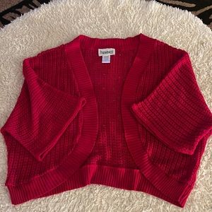 Periwinkle knit accent sweater